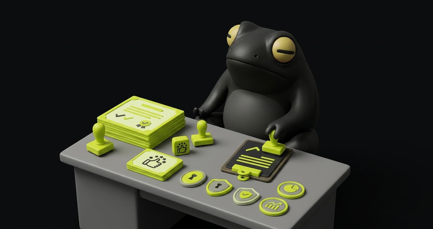 Three-pillar compliance automation diagram showing GRC platform, security scanning, and test automation feeding into audit evidence