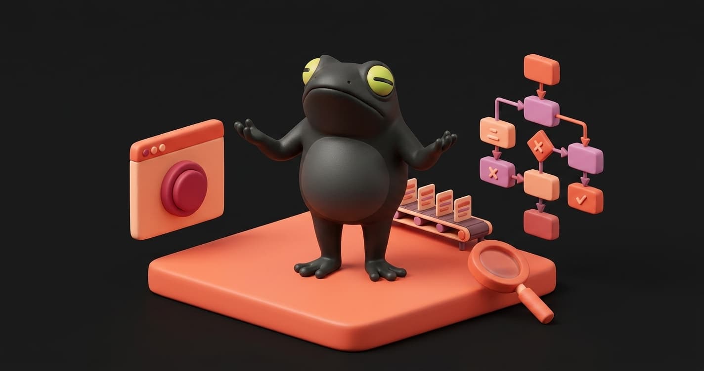 Scoring matrix comparing 10+ no-code and codeless test automation tools across setup ease, test creation speed, maintenance burden, AI capabilities, pricing, and integration ecosystem