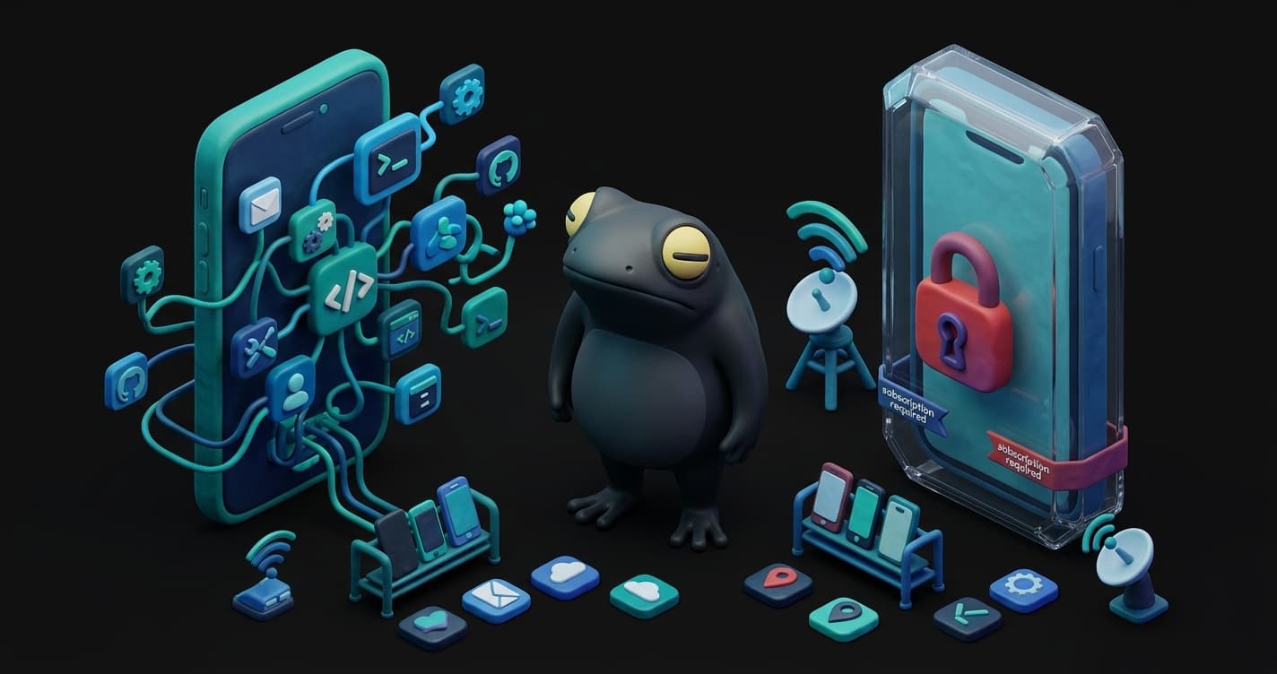 Open source alternative to Kobiton comparison showing Autonoma's AI-native testing platform versus Kobiton's proprietary mobile device cloud