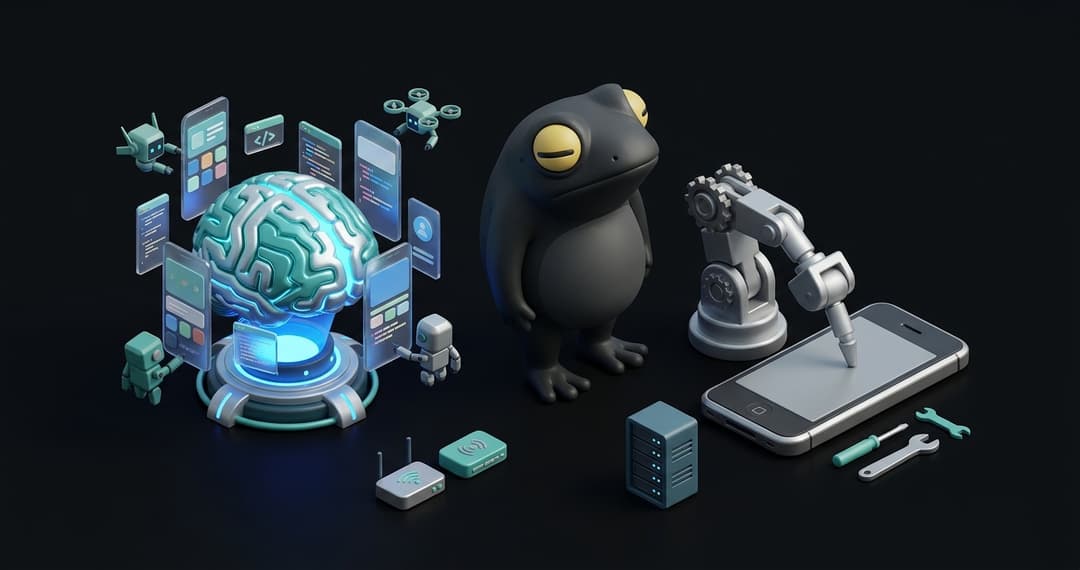 Open source alternative to Mobot comparison showing Autonoma's AI virtual testing versus Mobot's physical robot testing