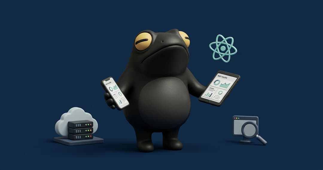 React Native and Appium mobile testing framework integration showing iOS and Android automated testing workflow