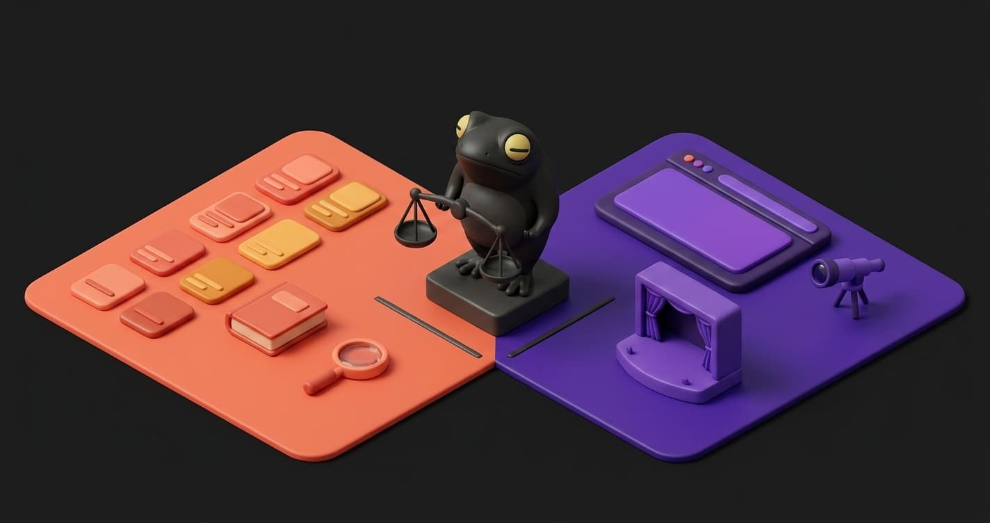 Three-way framing of Storybook component testing, Playwright component testing, and Autonoma's generated-test approach, showing architectural tradeoffs in fidelity, CI speed, and authorship cost