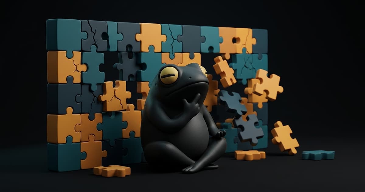 AI coding tool limitations overview showing a developer confronting gaps in code generation, understanding, tooling, and maintenance