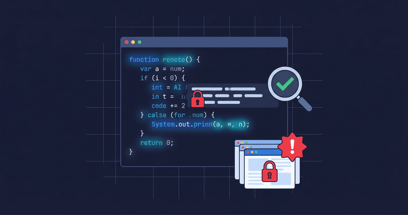 AI code editor with security scanner missing a hidden vulnerability that automated testing catches, illustrating the gap between static analysis and behavioral testing