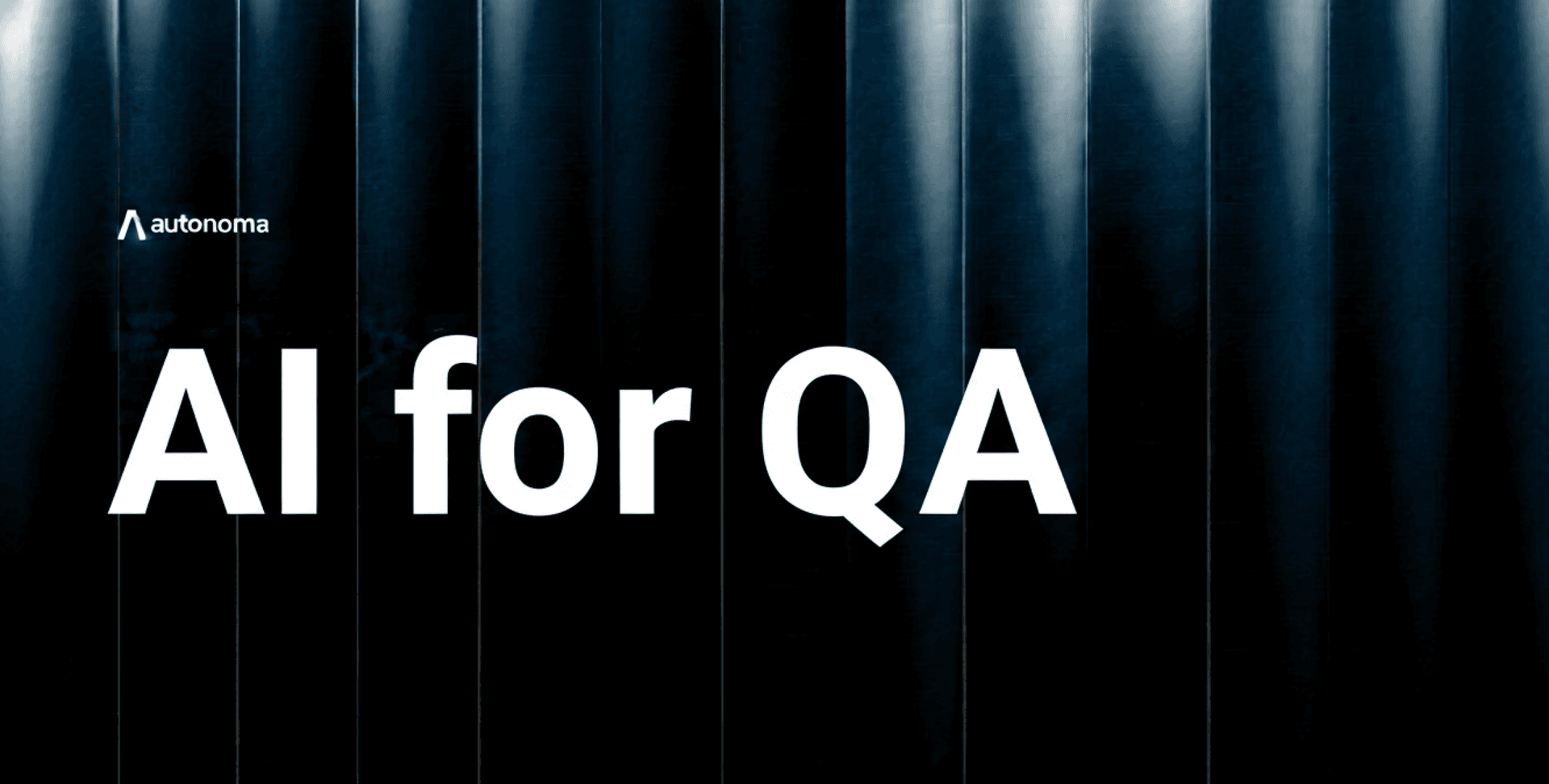 AI for QA guide showing autonomous AI testing workflow and intelligent test automation