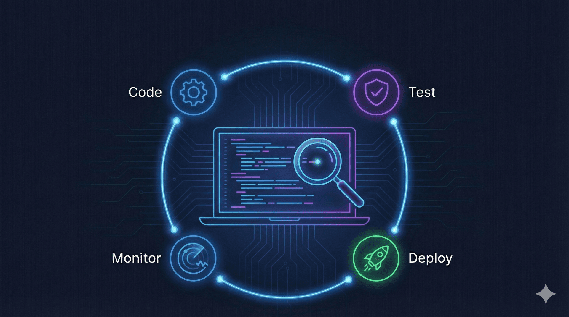 Software testing basics guide showing testing workflow and quality assurance concepts
