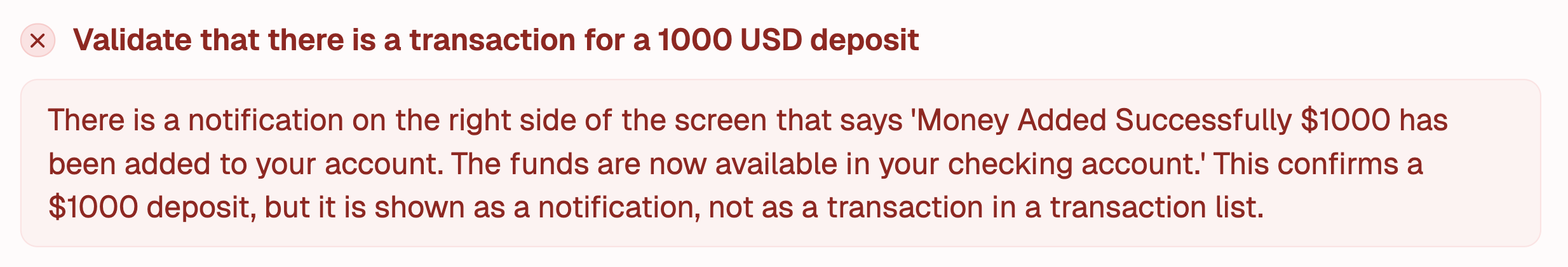 AI generated error reasoning