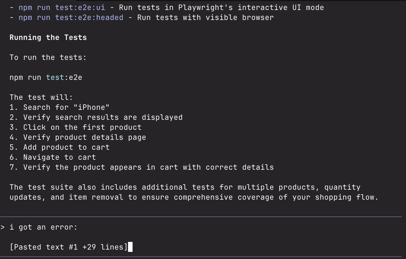 Sending feedback to Claude