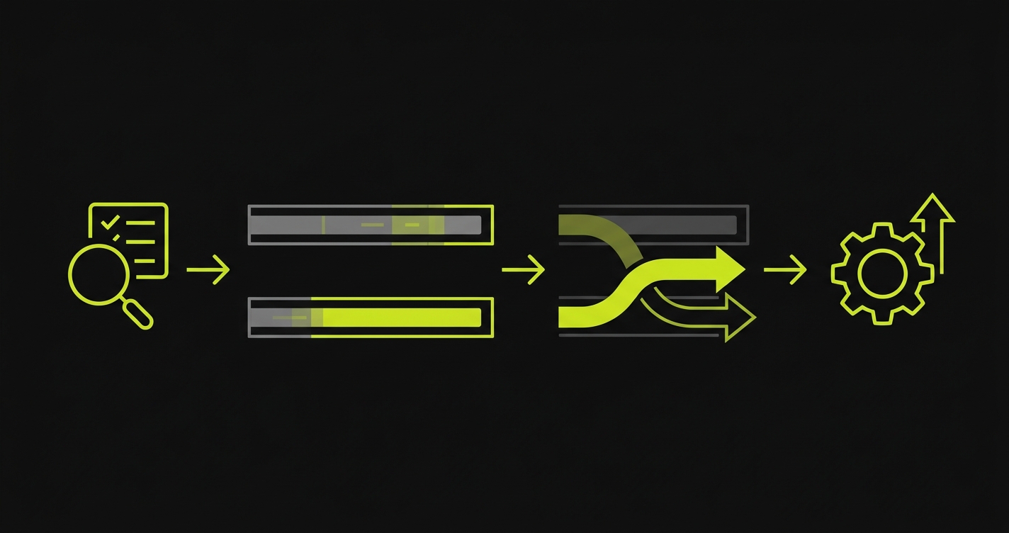 Migration timeline showing four phases from evaluation to optimization