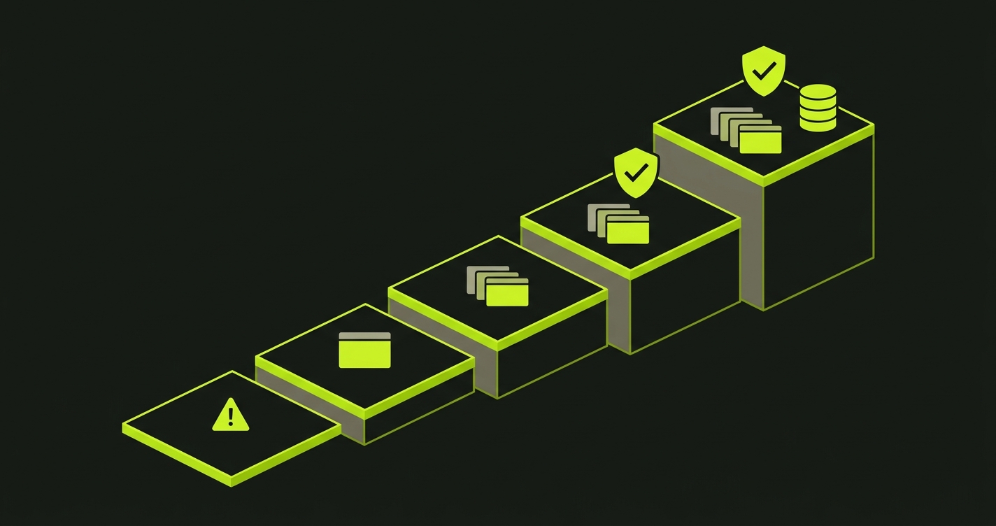 Preview Maturity Model: five ascending levels from merge-and-pray to full production parity per PR